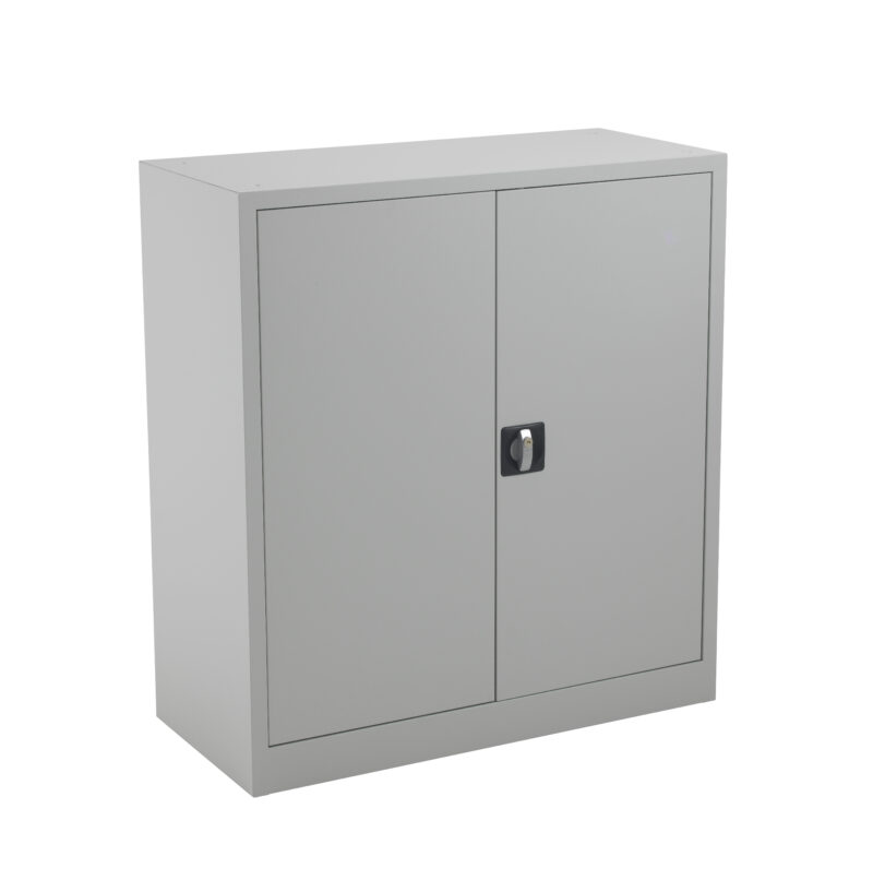 TC Steel Double Door Cupboard | 1000mm | Grey