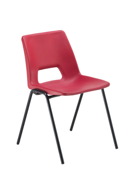 Economy Polypropylene Chair | Red