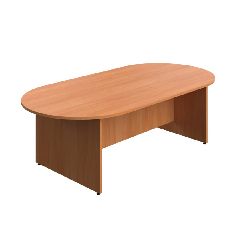 D-End Meeting Table | 2400mm | Beech