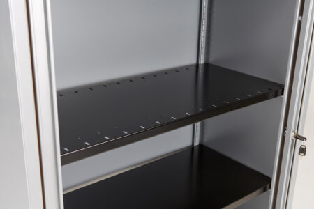 Bisley Essentials Slotted Shelf For Cupboards | Black