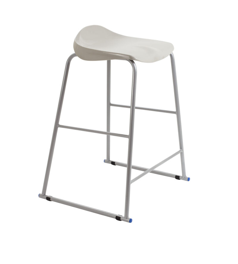 Titan Stool | Size 6 | Grey Frame | Grey