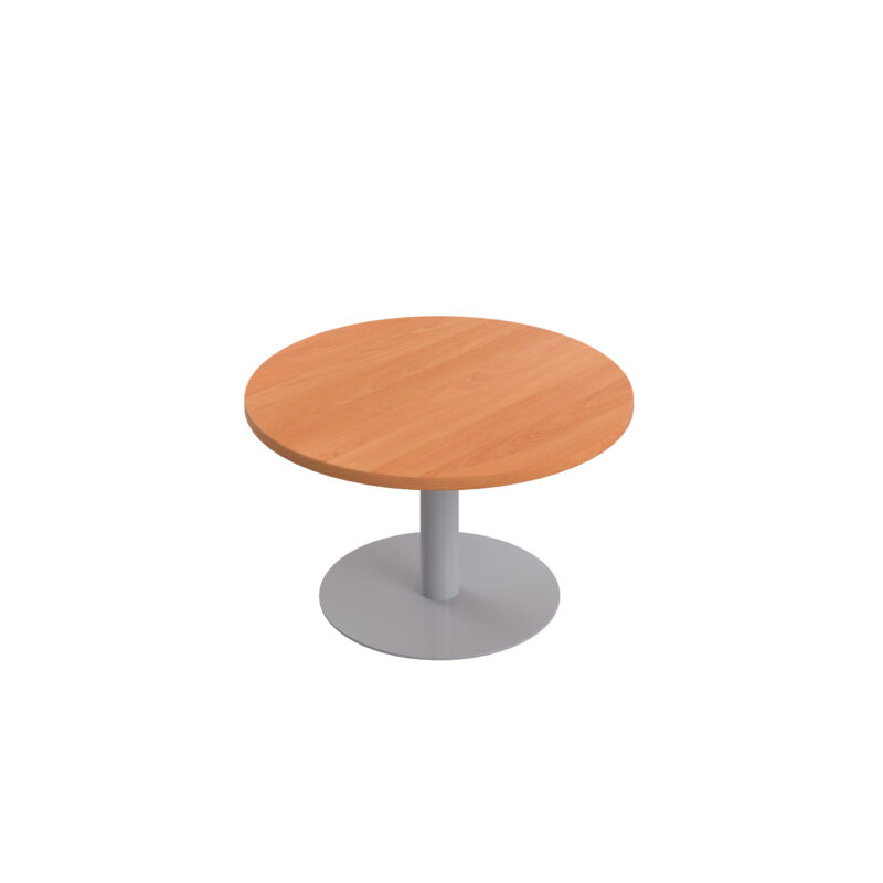 Contract Table Low | 600mm | Beech/Silver