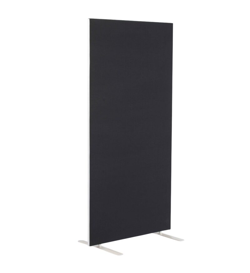 Floor Standing Screen Straight | 1200W X 1800H | Black