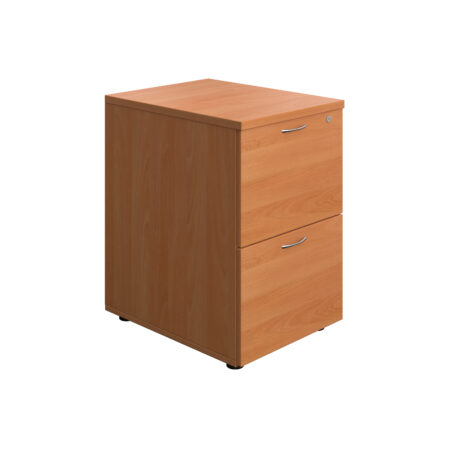 Essentials Filing Cabinet 2 Drawer | Beech