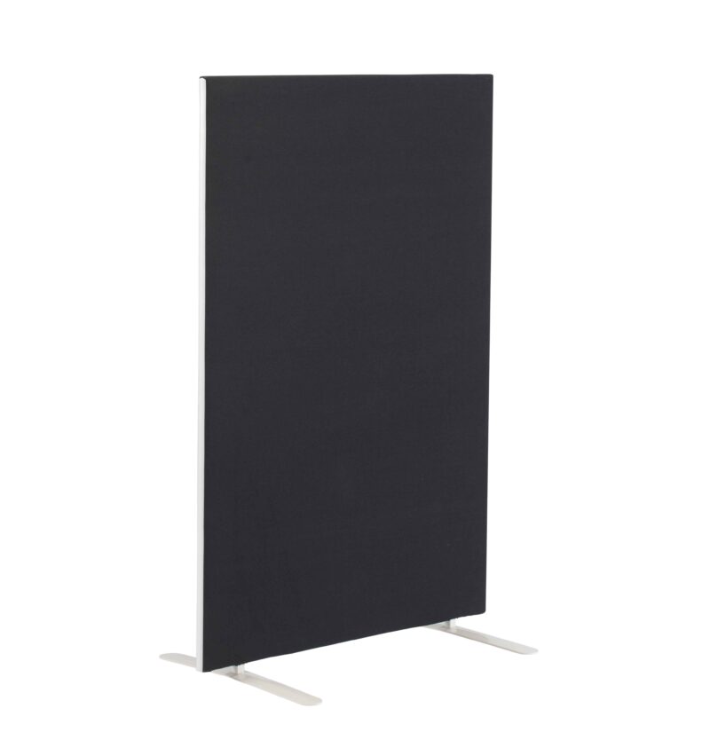 Floor Standing Screen Straight | 1400W X 1800H | Black