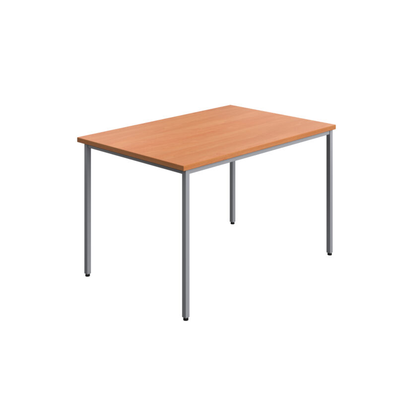 Rectangular Multipurpose Table | 1200 X 800 | Beech/Silver