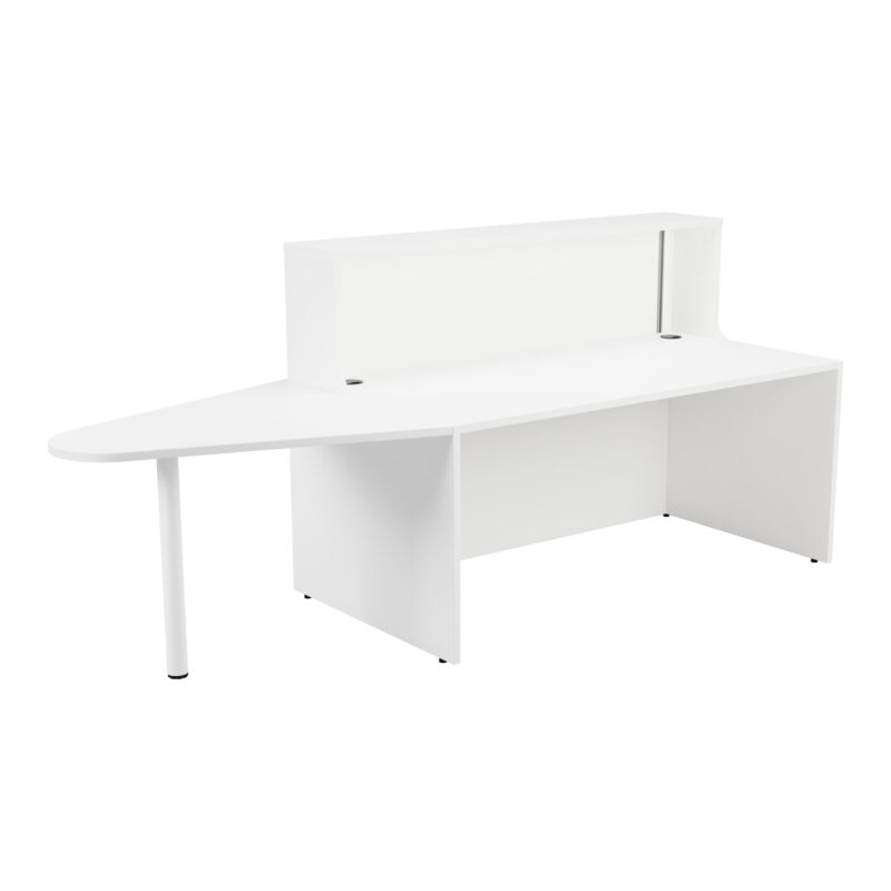 Reception Unit With Extension | 1400 | White/White