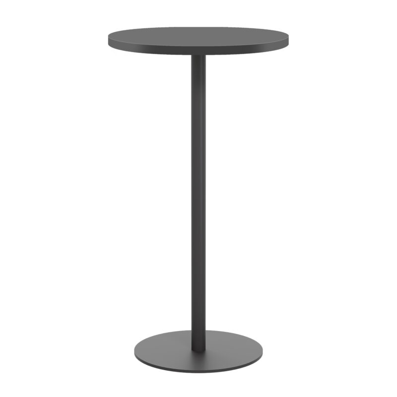 Contract Table High | 600mm | Black/Black