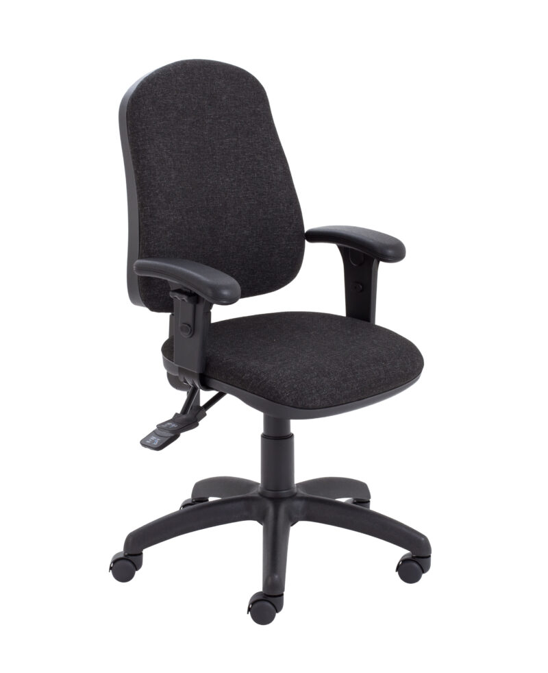 Calypso 2 Deluxe Chair with Adjustable Arms | Charcoal