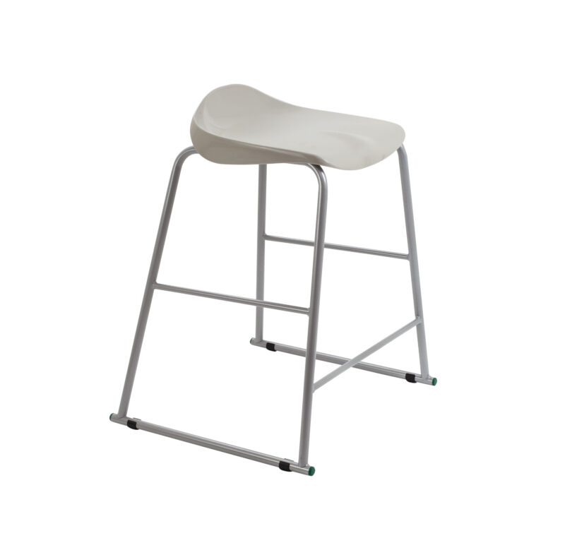 Titan Stool | Size 5 | Grey Frame | Grey