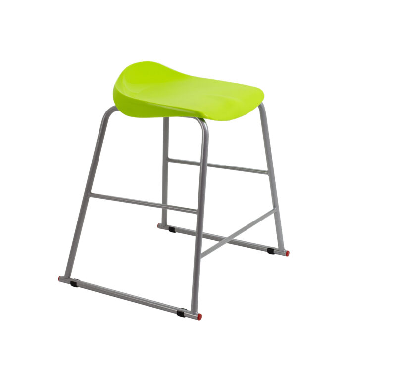 Titan Stool | Size 4 | Grey Frame | Lime