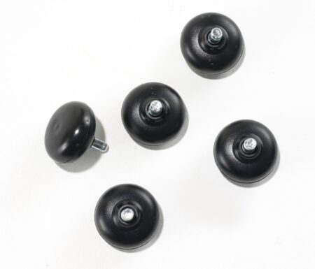 Onion Glides (Set Of 5) | 11mm | Black