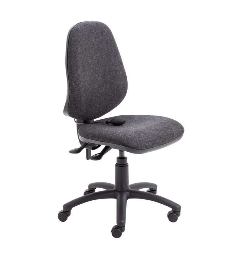 Calypso Ergo 2 Lever Office Chair With Lumbar Pump | Charcoal