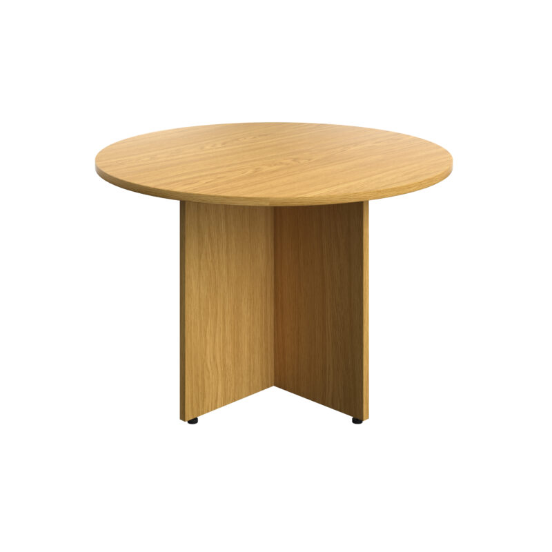 Round Meeting Table | 1100mm | Nova Oak