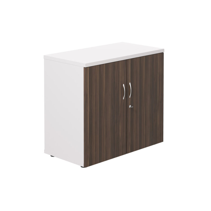 Wooden Cupboard | 700 | Dark Walnut/White