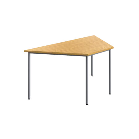 Trapezoidal Multi-purpose Table | 1600 X 800 | Nova Oak/Silver