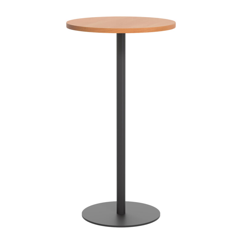 Contract Table High | 600mm | Beech/Black