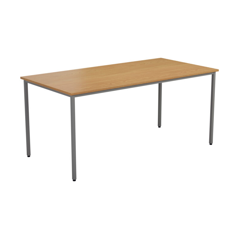 Rectangular Multipurpose Table | 1600 X 800 | Nova Oak/Silver