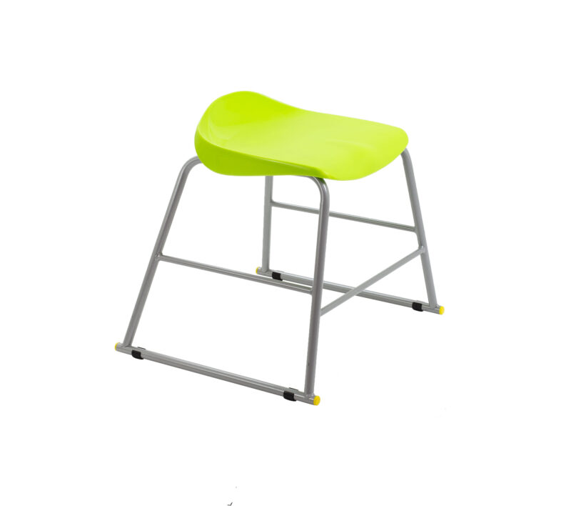 Titan Stool | Size 3 | Grey Frame | Lime