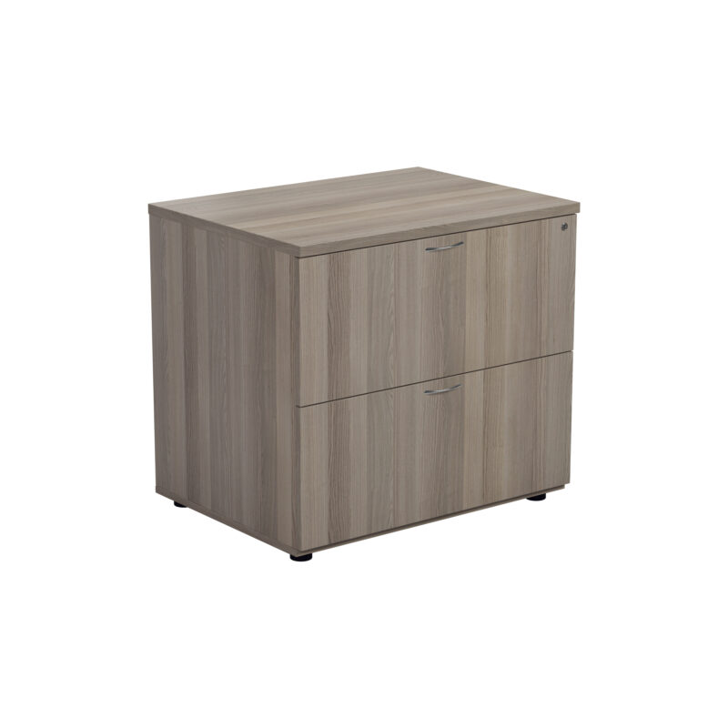 Heavy Duty 2 Drawer Side Filer | Grey Oak