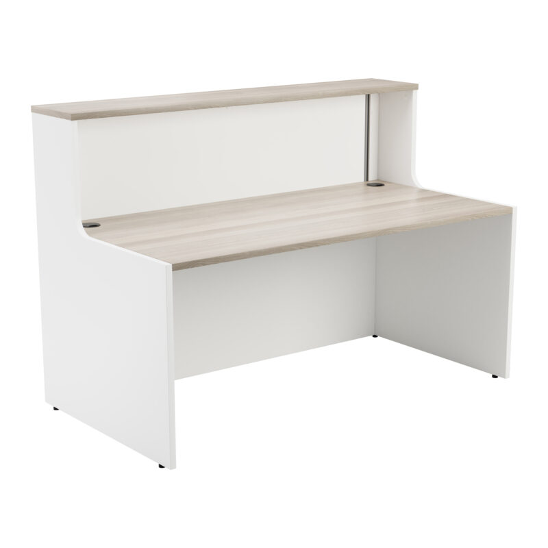 Reception Unit | 1600 | Grey Oak/White