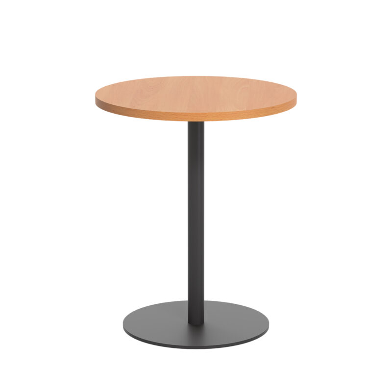 Contract Table Mid | 600mm | Beech/Black