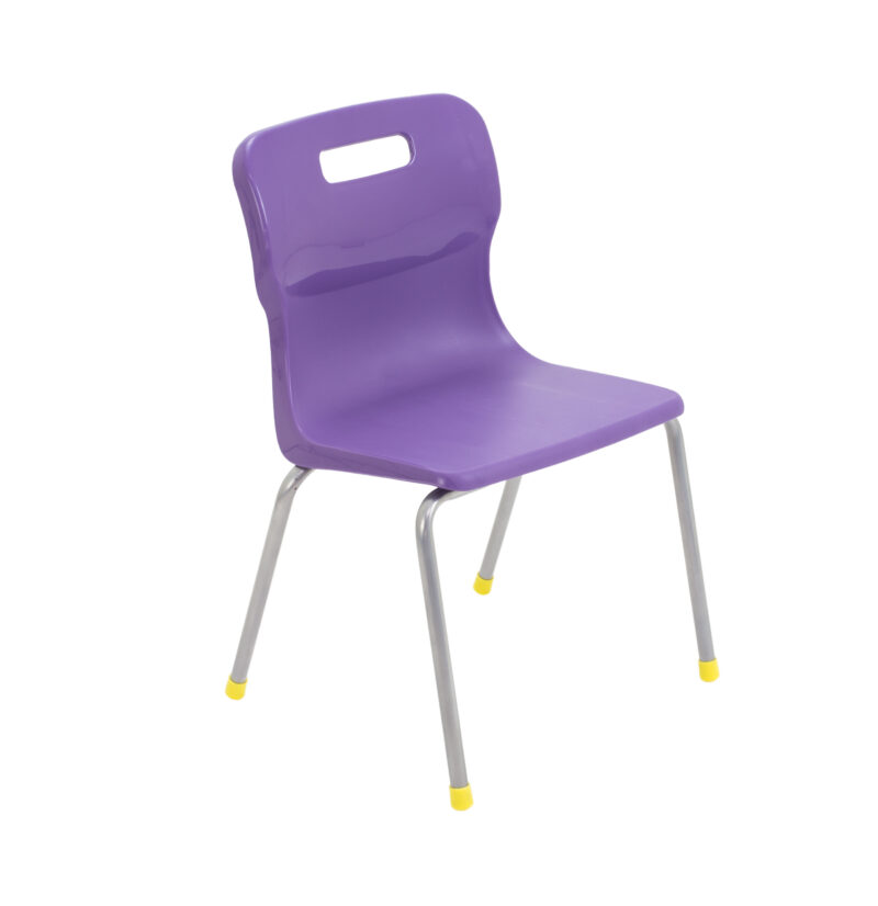 Titan 4 Leg Chair | Size 3 | Purple