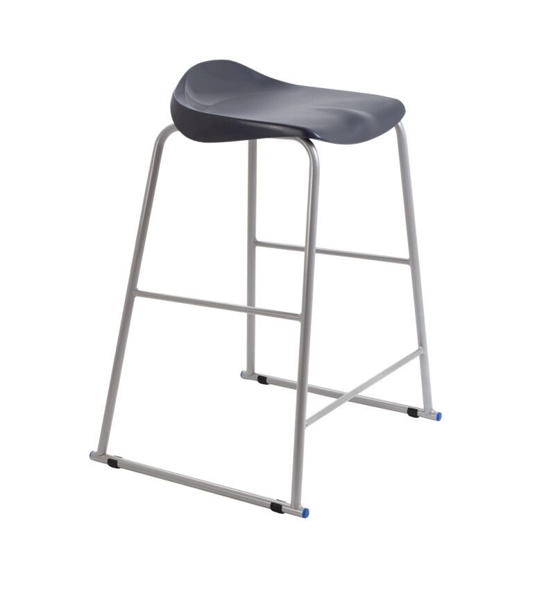 Titan Stool | Size 6 | Grey Frame | Charcoal