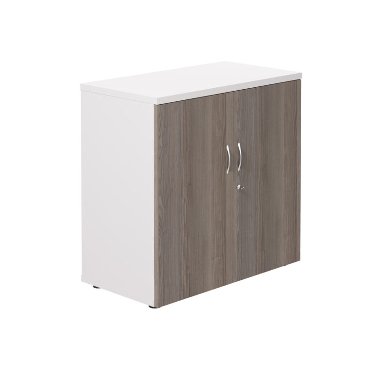 Wooden Cupboard | 800 | Grey Oak/White