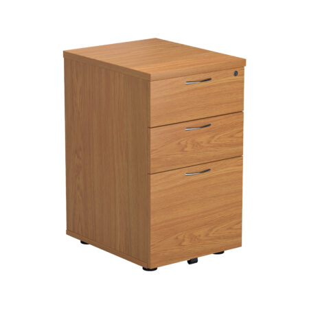 Under Desk Pedestal 3 Drawer | Nova Oak