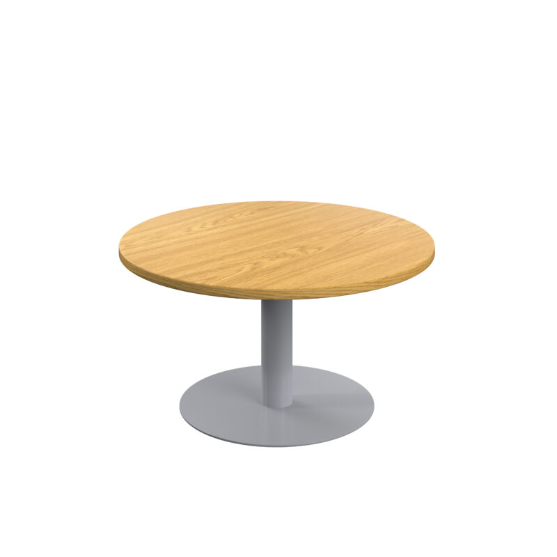 Contract Table Low | 800mm | Nova Oak/Silver