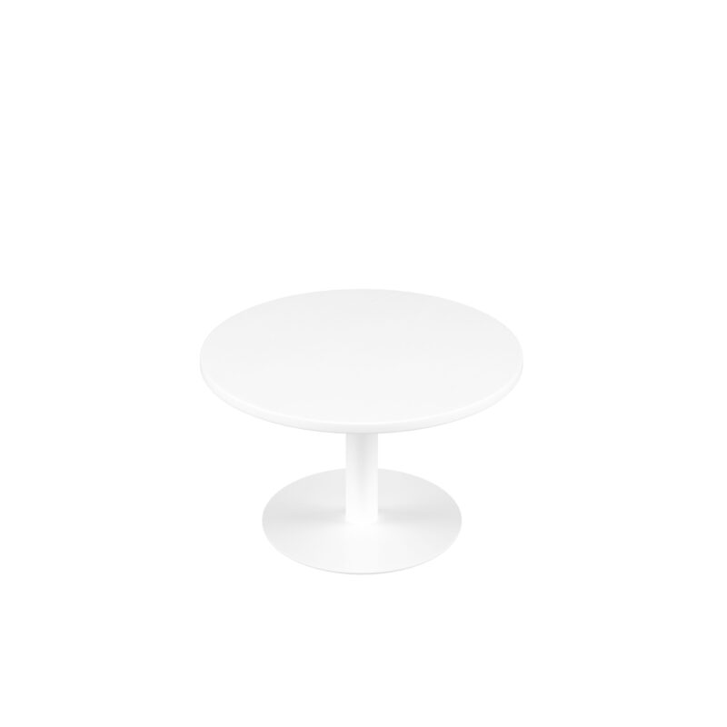 Contract Table Low | 600mm | White/White