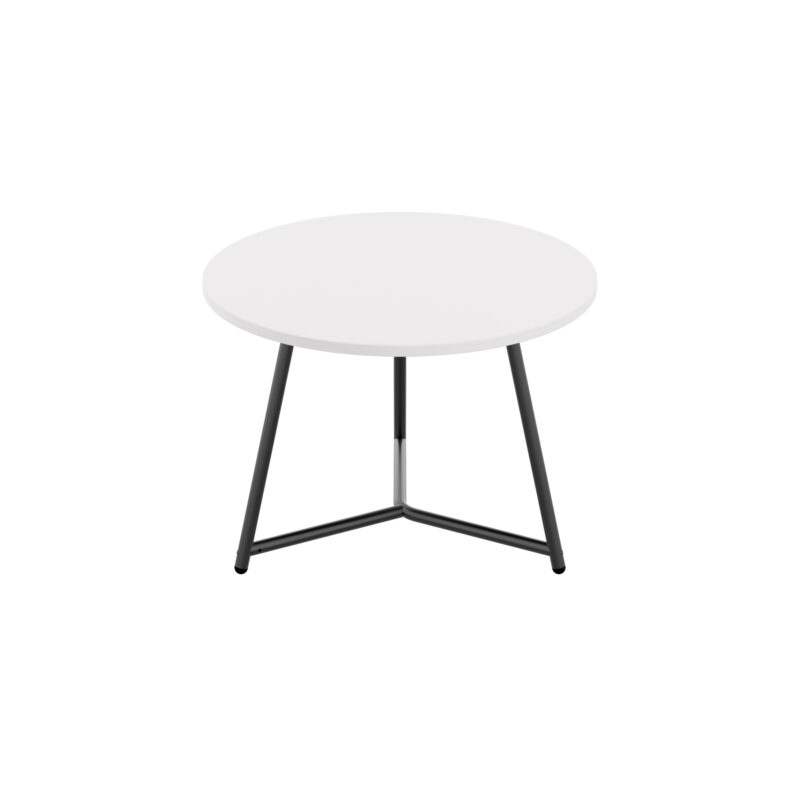 Trinity Table Low | 800mm | White/Black