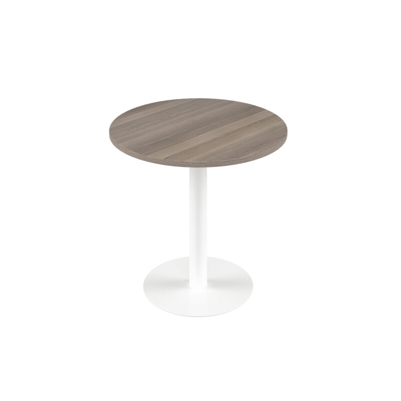 Contract Table Mid | 600mm | Grey Oak/White