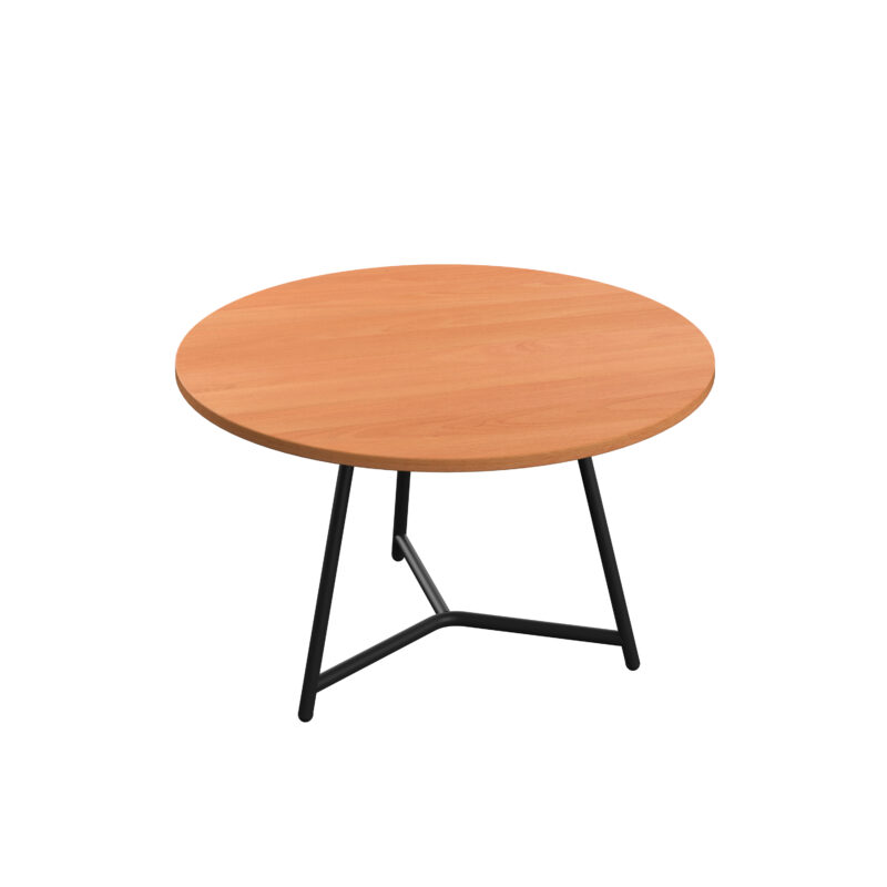 Trinity Table Low | 800mm | Beech/Black