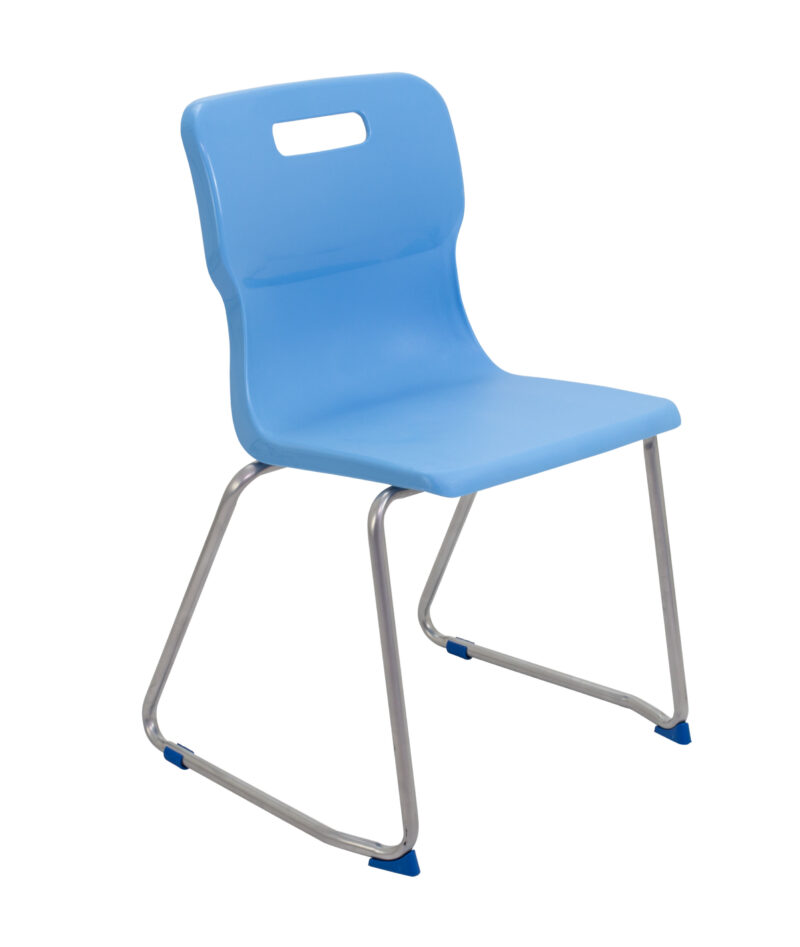 Titan Skid Base Chair | Size 6 | Sky Blue