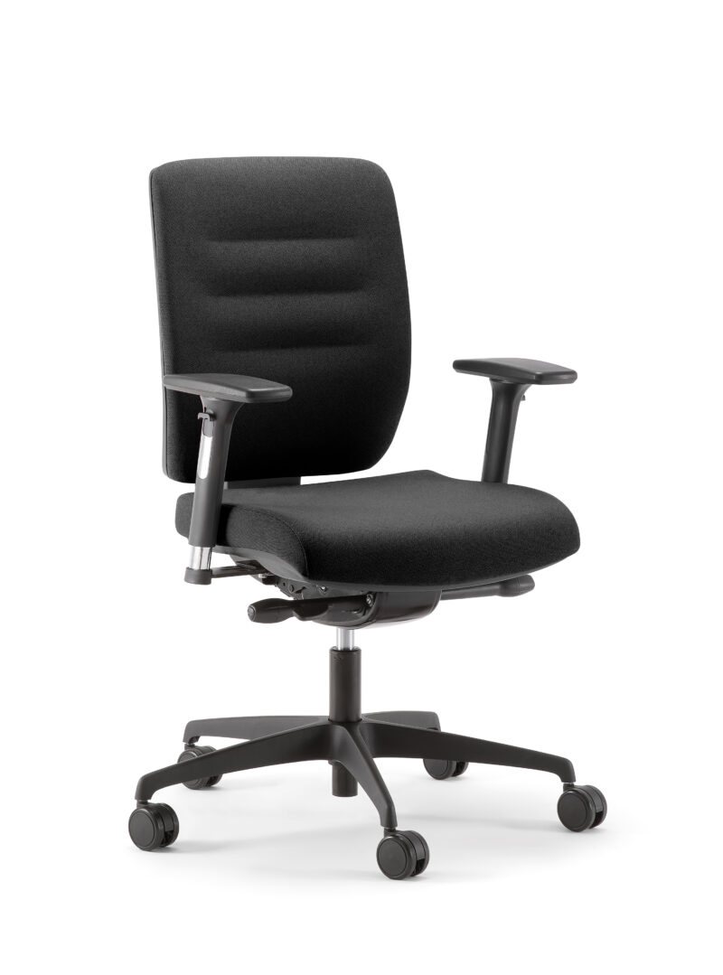 Bengal Mid Back Heavy Duty Chair | Black/Black