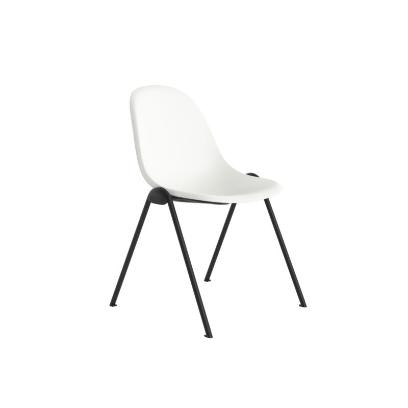 Lizzie 4 Leg Chair | White