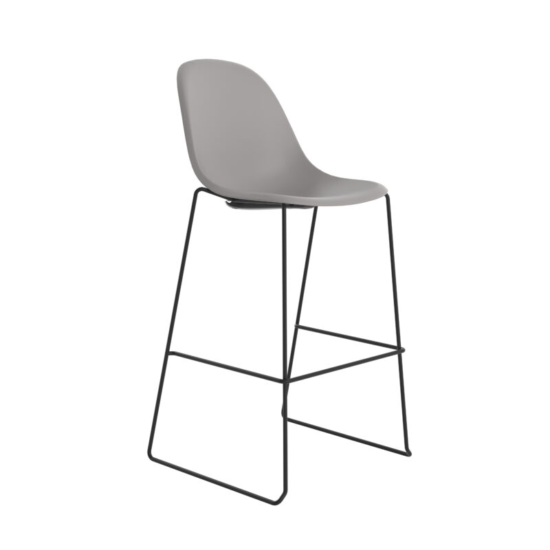 Lizzie High Stool | Grey