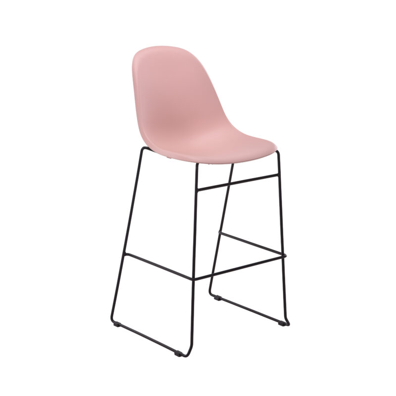 Lizzie High Stool | Pink