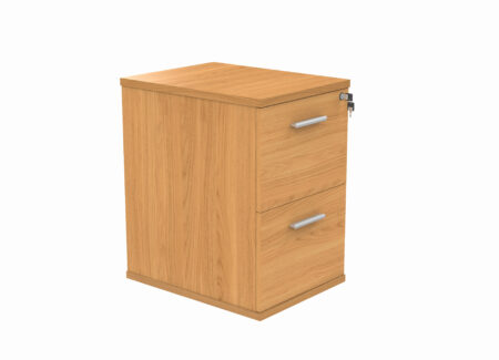 Filing Cabinet Office Storage Unit | 2 Drawers | Norwegian Beech