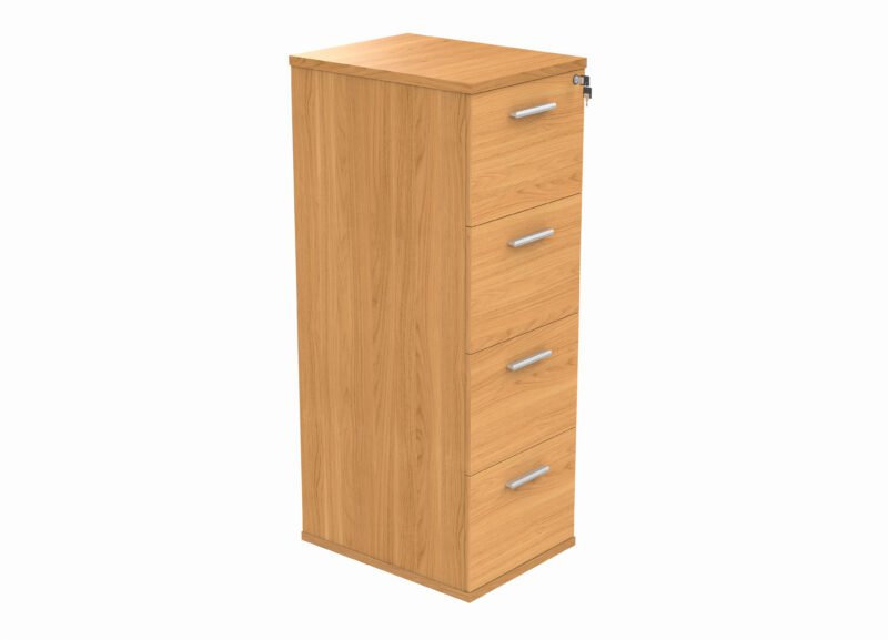 Filing Cabinet Office Storage Unit | 4 Drawers | Norwegian Beech