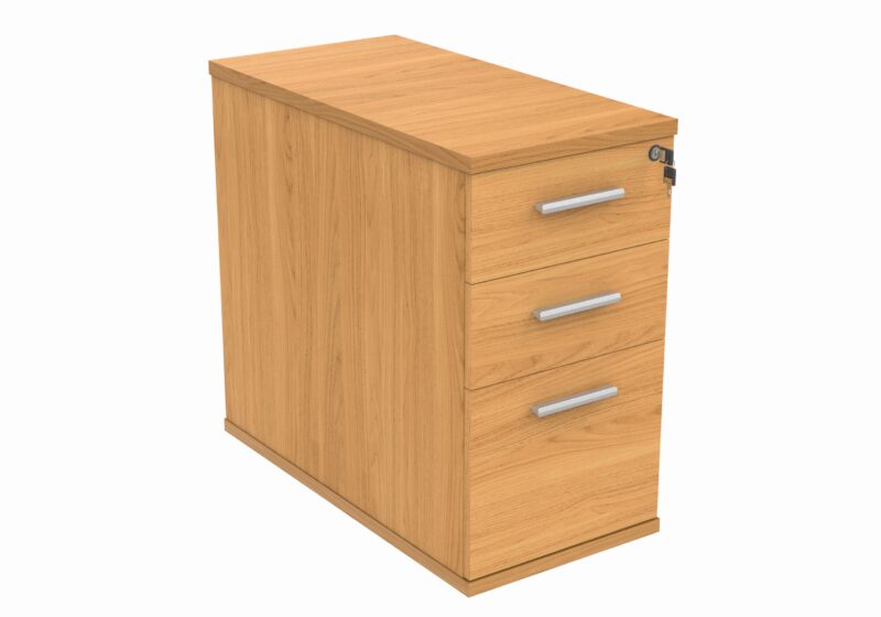 Desk High Office Storage Unit | 800 Deep | Norwegian Beech