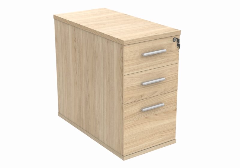 Desk High Office Storage Unit | 800 Deep | Canadian Oak