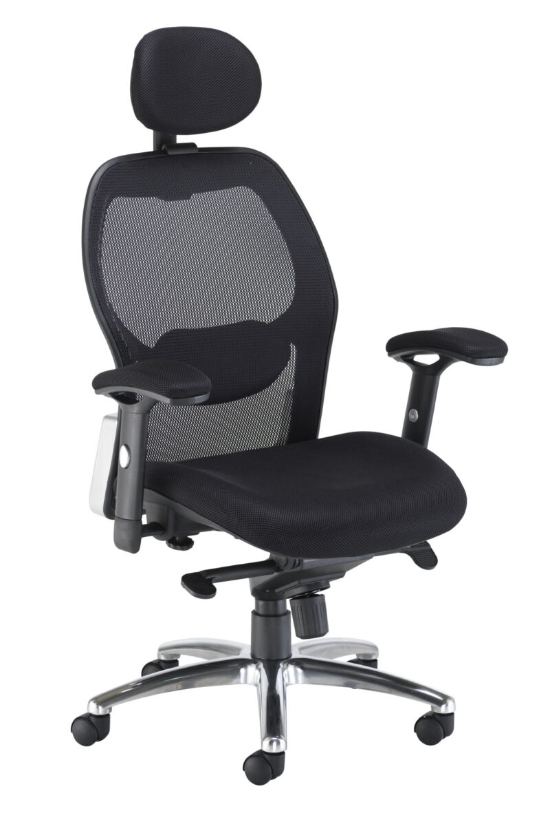 Ergo 100 High Back Mesh Office Chair | Black