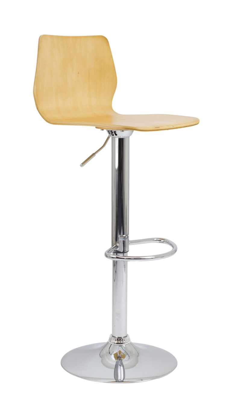 Stork Gas Lift Stool | Beech