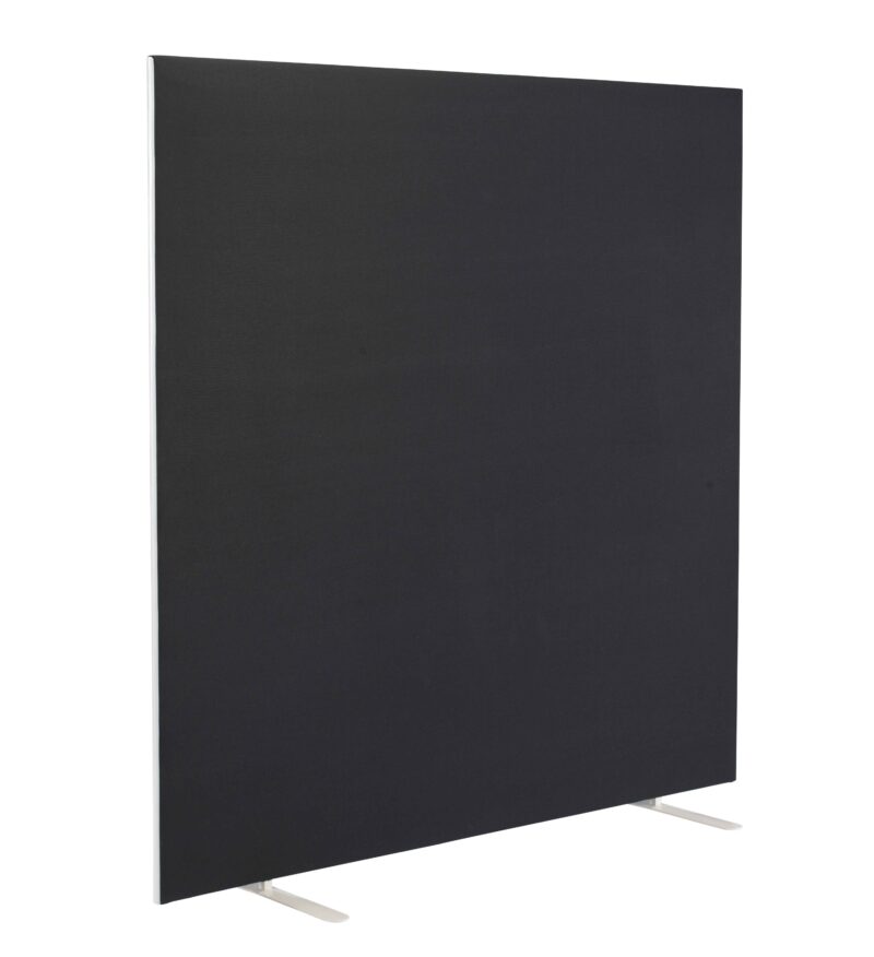 Floor Standing Screen Straight | 1600W X 1600H | Black