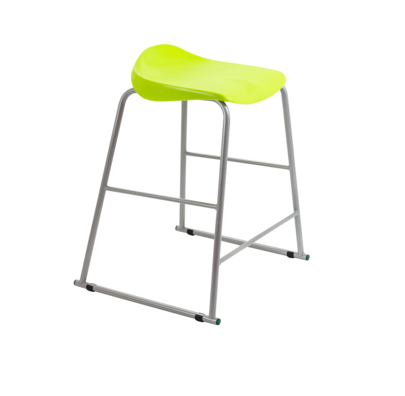 Titan Stool | Size 5 | Grey Frame | Lime