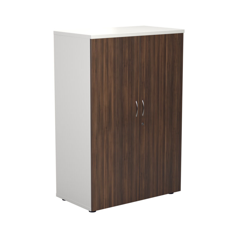 Wooden Cupboard | 1200 | Dark Walnut/White