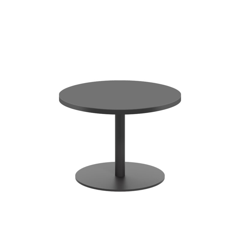 Contract Table Low | 600mm | Black/Black